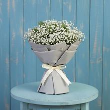 Букет цветов из:  Гипсофила в Коммунаре Курской области