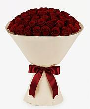 Букет 101 Бордовая роза Блэк Бакарра в Коммунаре Курской области