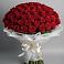 Букет 101 Красная роза Блэк Мэджик в Коммунаре Курской области