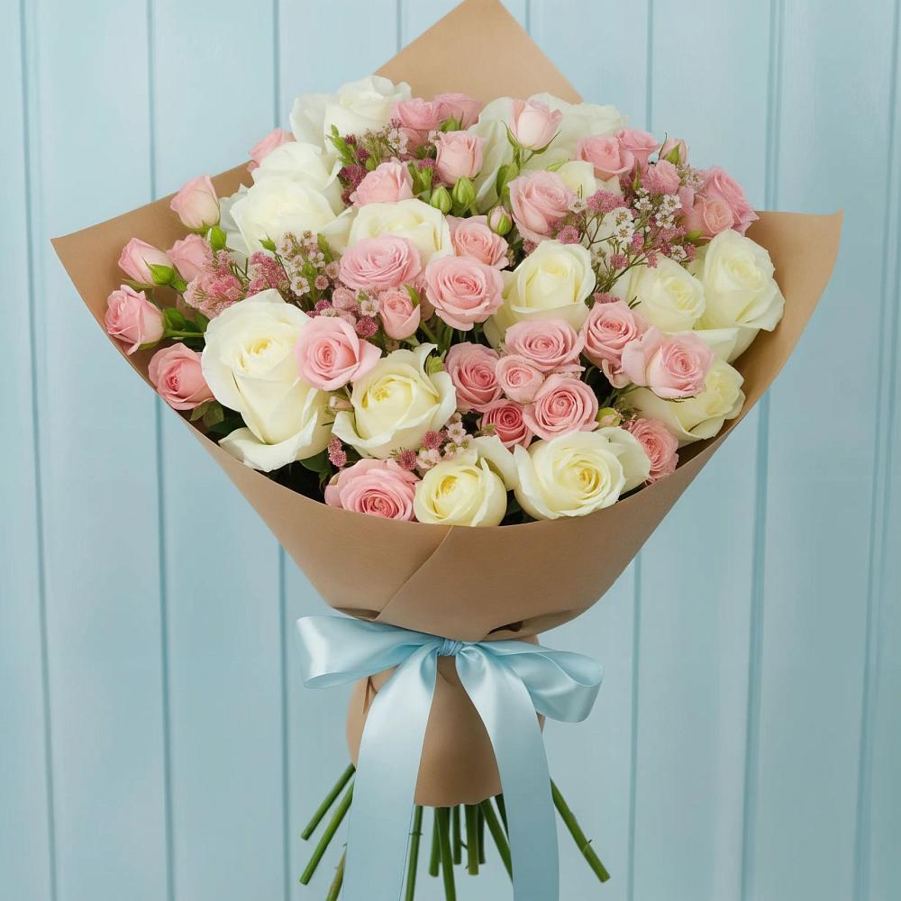 Букет цветов из: Розы в Коммунаре Курской области