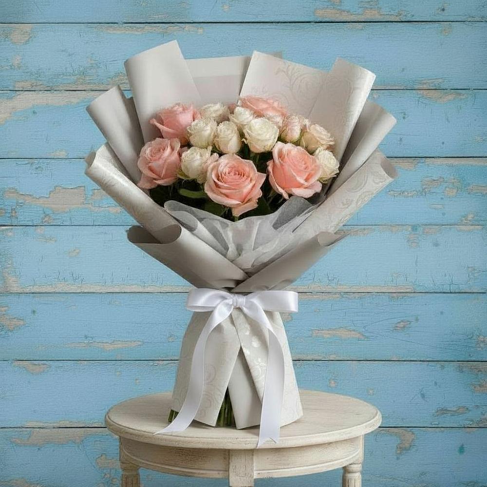 Букет цветов из: Розы в Коммунаре Курской области