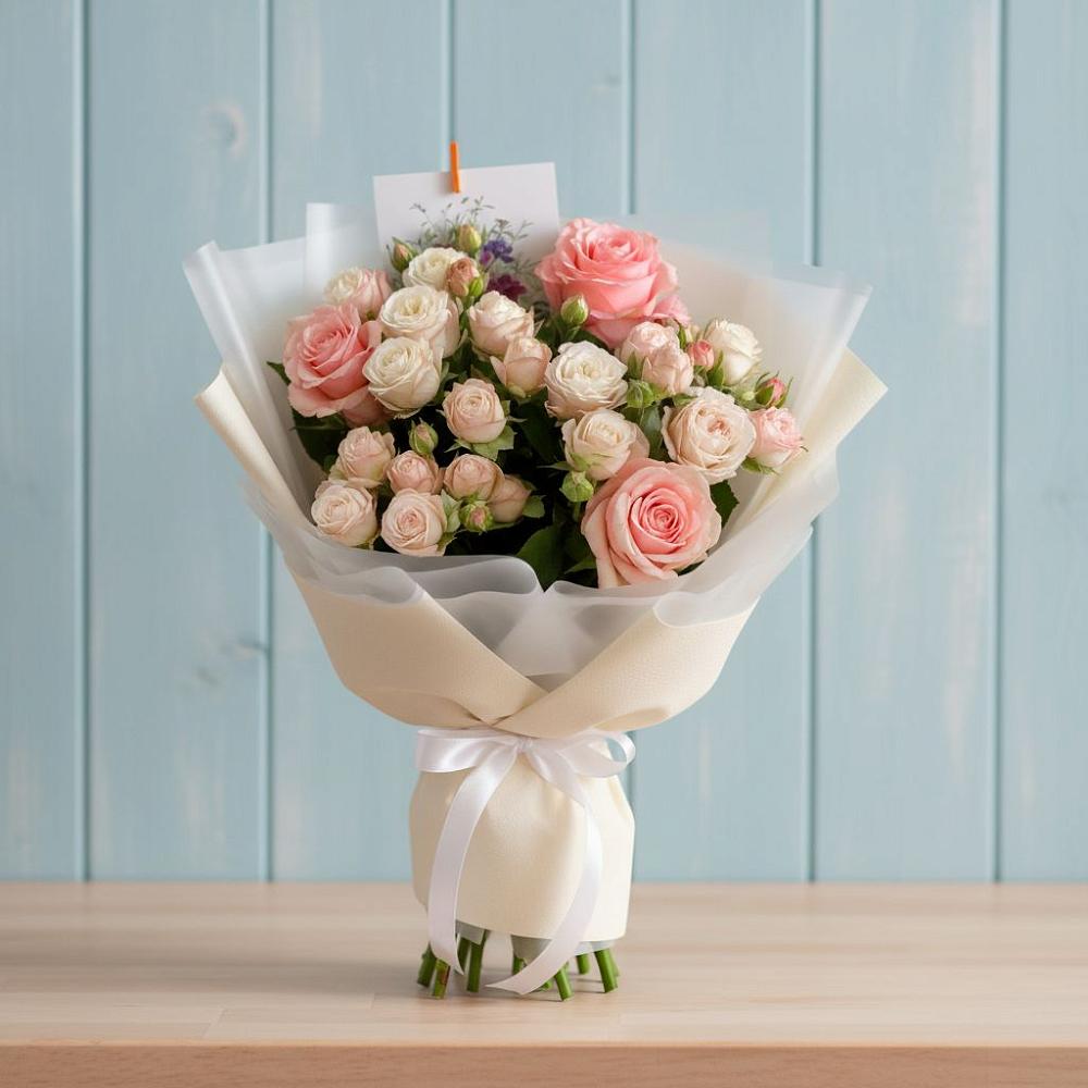 Букет цветов из: Розы в Коммунаре Курской области