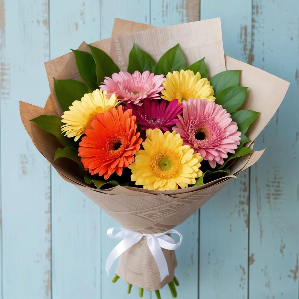 Букет цветов из: Герберы в Коммунаре Курской области