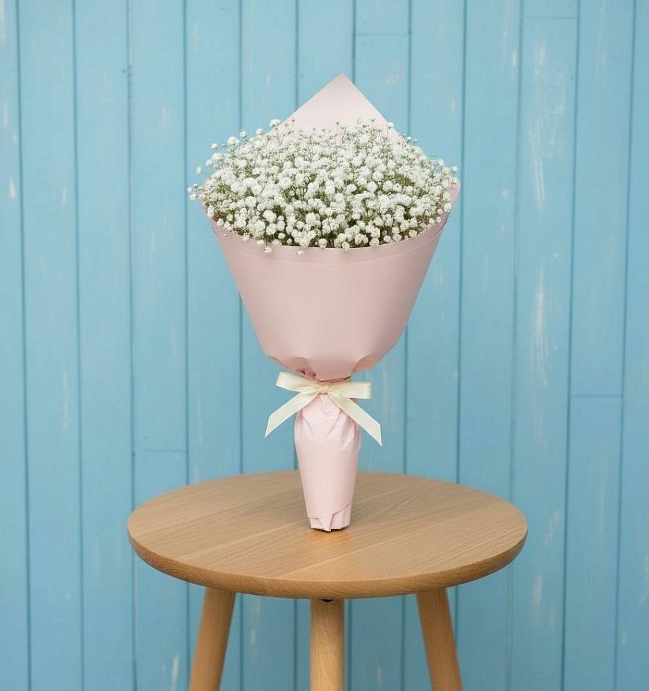 Букет цветов из: Гипсофила в Коммунаре Курской области