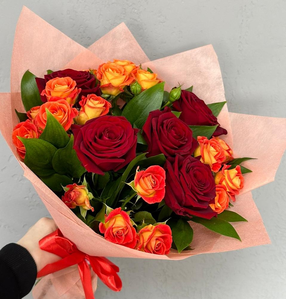 Букет Любовь и восторг в Коммунаре Курской области