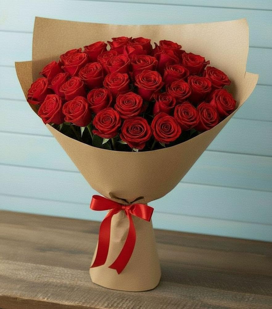 Букет Красные розы Милано в Коммунаре Курской области