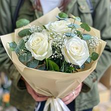 Букет Нежные грёзы в Коммунаре Курской области Букет цветов из: Розы в Коммунаре Курской области
