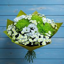 Букет цветов из:  Хризантемы в Коммунаре Курской области