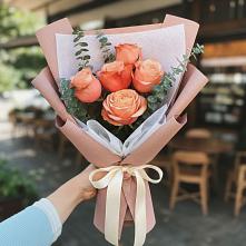 Букет цветов из:  Розы #REPLACE_PRED# Коммунаре Курской области