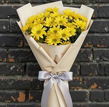 Букет цветов из:  Хризантемы в Коммунаре Курской области