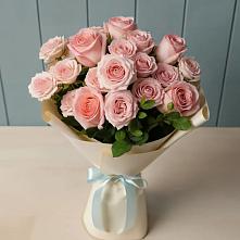 Букет Розовый шарм в Коммунаре Курской области