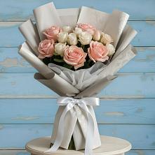 Букет цветов из:  Розы в Коммунаре Курской области