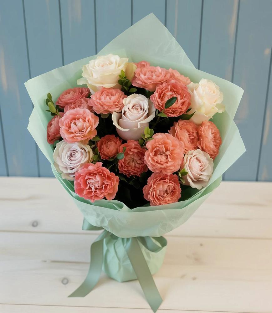 Букет цветов из: Розы в Коммунаре Курской области