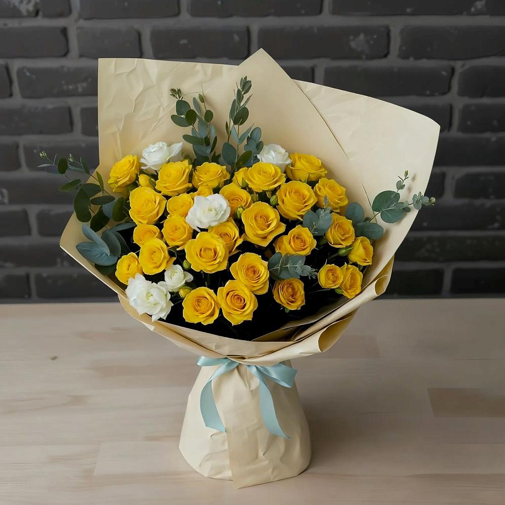 Букет цветов из: Розы в Коммунаре Курской области