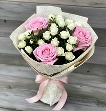 Букет цветов из:  Розы #REPLACE_PRED# Коммунаре Курской области
