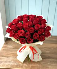 Букет 29 Красных роз в Коммунаре Курской области