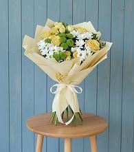 Букет цветов из:  Хризантемы и Розы #REPLACE_PRED# Коммунаре Курской области