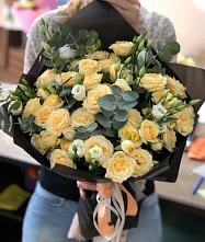 Букет цветов из:  Розы и Лизиантусы #REPLACE_PRED# Коммунаре Курской области