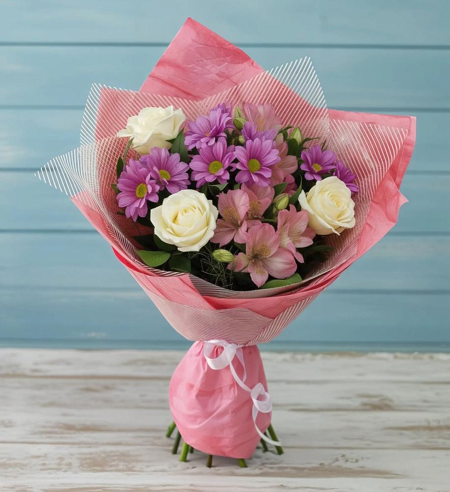 Букет цветов из: Герберы в Коммунаре Курской области