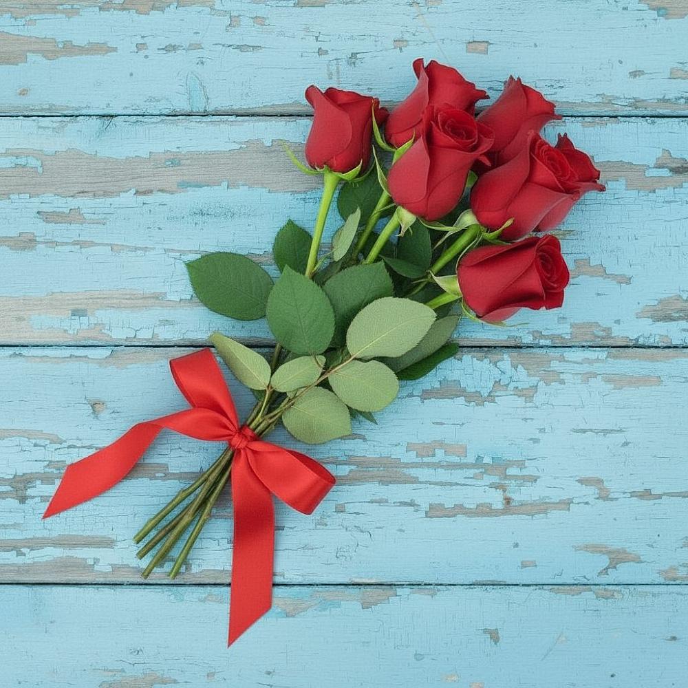 Букет Красные розы в Коммунаре Курской области