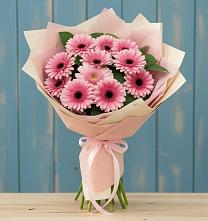 Букет цветов из:  Герберы в Коммунаре Курской области