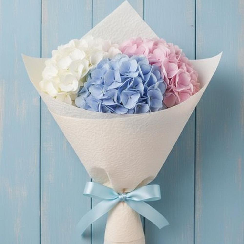 Букет цветов из: Гортензия в Коммунаре Курской области